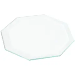 Plymor 3" Octagon, 3mm Thick Beveled Clear Glass