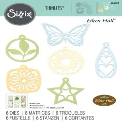 Sizzix Thinlits Die Set By Eileen Hull 6/Pkg-Charms
