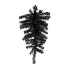 24" Pine Teardrop Swag, 55 Tips: Black