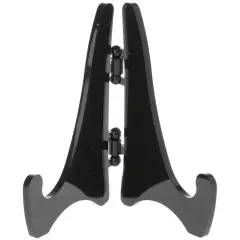 Plymor Black Acrylic Mini Adjustable Folding Display Easel, 2.125" H x 1.625" D