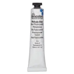 Ceracolors Waterborne Wax Paint - Phthalo Blue, 50 ml
