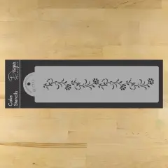 Small Vintage Lace Cake Stencil Side | C772 by Designer Stencils | Cake Decorating Tools |