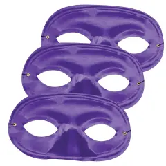 Half Domino Purple Mask