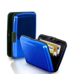 Kitcheniva Waterproof Credit Card Wallet Holder Blue
