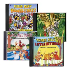 Kaplan Early Learning Company Sing Along Classics CD Collection of Children's Favorite Songs - Set of 4