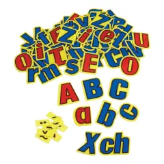 Little Folk Visuals Uppercase and Lowercase Felt Letters - English and Spanish Alphabets - 118 Pieces