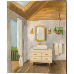 Attic Bathroom I by Silvia Vassileva 16" x 20" Canvas Wall Art
