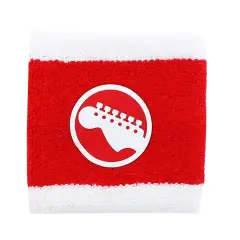 Scott Pilgrim Red & White Guitar Athletic Wristband