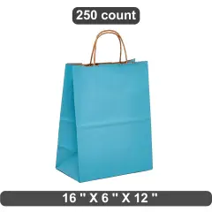 High-Capacity Kraft Tinted Bag 16" x 6" x 12"