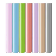 Puff Heat Transfer Vinyl Pastel mult 14pcs