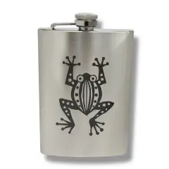 8oz Frog Stainless Steel Flask