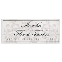 Stupell Industries Vintage French Flower Market Wall Plaque, design by Lil' Rue