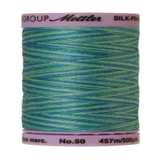 Seaspray (9085-9814) | Silk-Finish Cotton Multi 50wt (457M / 500Y) | Mettler Thread