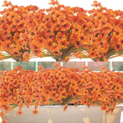 Artificial Fall Flowers for Outdoors - (Fall Red)