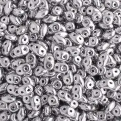 Matubo 2-Hole Czech Glass Crystal Finishes Superduo Beads, 100g Full Labrador