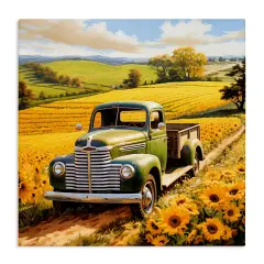 Stupell Industries Truck Through Sunflower Field Canvas Design by Heidi Kuntz