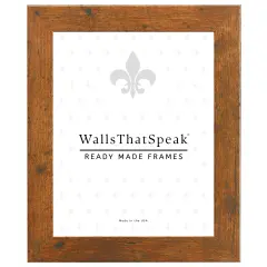 14x18 Picture Frame Bauhaus 125, 1.25" MDF Wood Composite Moulding, Faux Woodgrain Wall Display Frame for Art, Posters, or Photos by wallsthatspeak Light Walnut