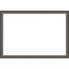 Domus Dark Silver Framed Dry Erase Magnetic Board