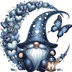 Paint by Number for Adults. Gnomes Painting by Numbers for Adults Beginner Drawing Paintwork with 3 Paintbrushes Canvas 20&rdquo; x 16&rdquo;