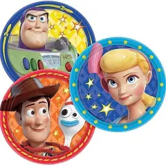 Toy Story 7" Cake Plates Assorted - 8ct