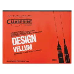 Clearprint Design and Sketch Pad, Unprinted, 17 inx 22 in