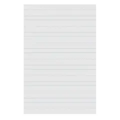 School Smart Primary Chart Paper, Skip-A-Line, 24 x 32 Inches, White, 500 Sheets