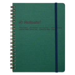 Delfonics Rollbahn Cap-Martin Notebook - 5-1/2" x 7", Green