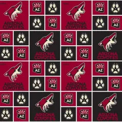NHL Licensed Arizona Coyotes 020-COY Cotton Fabric by the Yard
