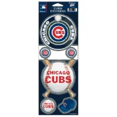 WinCraft MLB Chicago Cubs Prismatic Stickers, Team Color, One Size