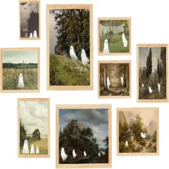 Ghost Halloween Wall Art