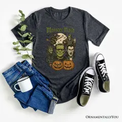 Monster Mash Classic T-Shirt, Halloween Monsters Tee for The Spooky Season