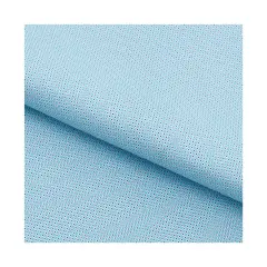 Flowers Dots Printed on Recycled Spandex Fabric Turquoise/White