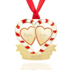 Gloria Duchin Double Hearts Ornament