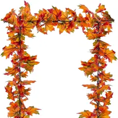 Fall Garland 6.5ft/Piece Fall Maple Leaf Garlands