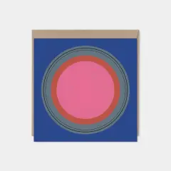 Modern Circle Square Art Card