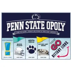 Late For The Sky: Penn State-Opoly - Universtiy Themed Family Board Game, Opoly-Style Game Night, Traditional Play Or 1Hr Version, Age 8+, 2-6 Players
