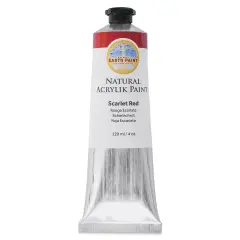 Natural Earth Paint Natural Acrylik Paint - Scarlet Red, 120 ml tube