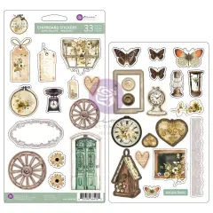 In The Moment Chipboard Stickers - 33 pcs chipboard stickers 