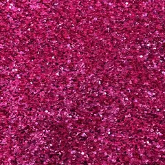 1 Yard Sequins Embroidered Stretch Velvet Rodeo Fabric Hot Pink
