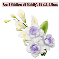 Multi-Color Spray Assortment Gum Paste Sprays Purple & White