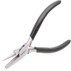 The Beadsmith Concave (Hollow)/Round Nose Piers &ndash; Wire Looping and Wire Bending Plier &ndash; 5 inches (127mm) - Tool for Jewelry Making