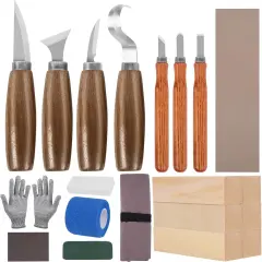 Wood Carving Tools Set with Wood Carving Knives Detail Knives