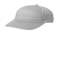 Port Authority&reg; 7-Panel Cap Heather Grey