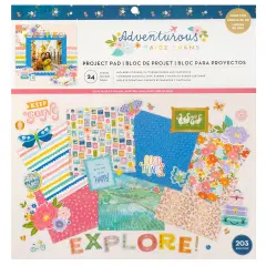 Paige Evans Adventurous Project Pad 12"X12"-24 Sheets