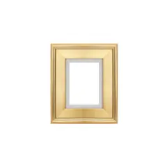 Creative Mark Elegant Plein Aire Gold Frame with Linen Liner |Ornate Picture Frames | High-End Open-Back Frame | Vintage Photo Frame | Gessoed Wood | 3-inch Wide Moulding | No Glass or Backing