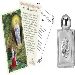 Holy Water Bottle - 3 Item Set (3.4 Inch)