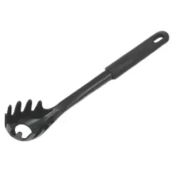 Chef Craft 11.5" Basic Nylon Spaghetti Fork Pasta Server Black