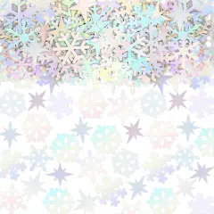 100Pcs Snowflake Confetti - Snowflake