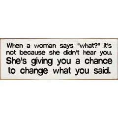 Why a Woman Says 'What?' &ndash; The Unspoken Cue for a Second Chance in Conversation White-Black