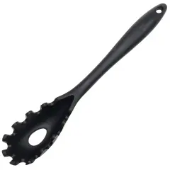 Chef Craft 11.5" Premium Heat Resistant Silicone Spaghetti Server / Pasta Fork Blue